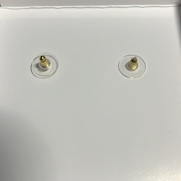 Disney X Baublebar Minnie Mouse Earrings Gold Rhinestone Mouse Ears Bow New - Picture 5 of 6